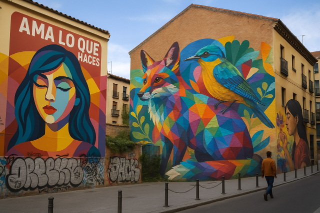 Madrid para amantes del arte urbano grafitis, murales y barrios creativos
