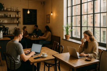 Cafeterías con encanto en Madrid para teletrabajar o desconectar